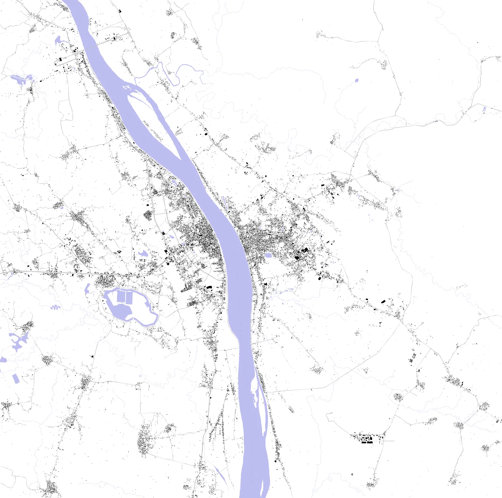 Thakhek figure ground plan