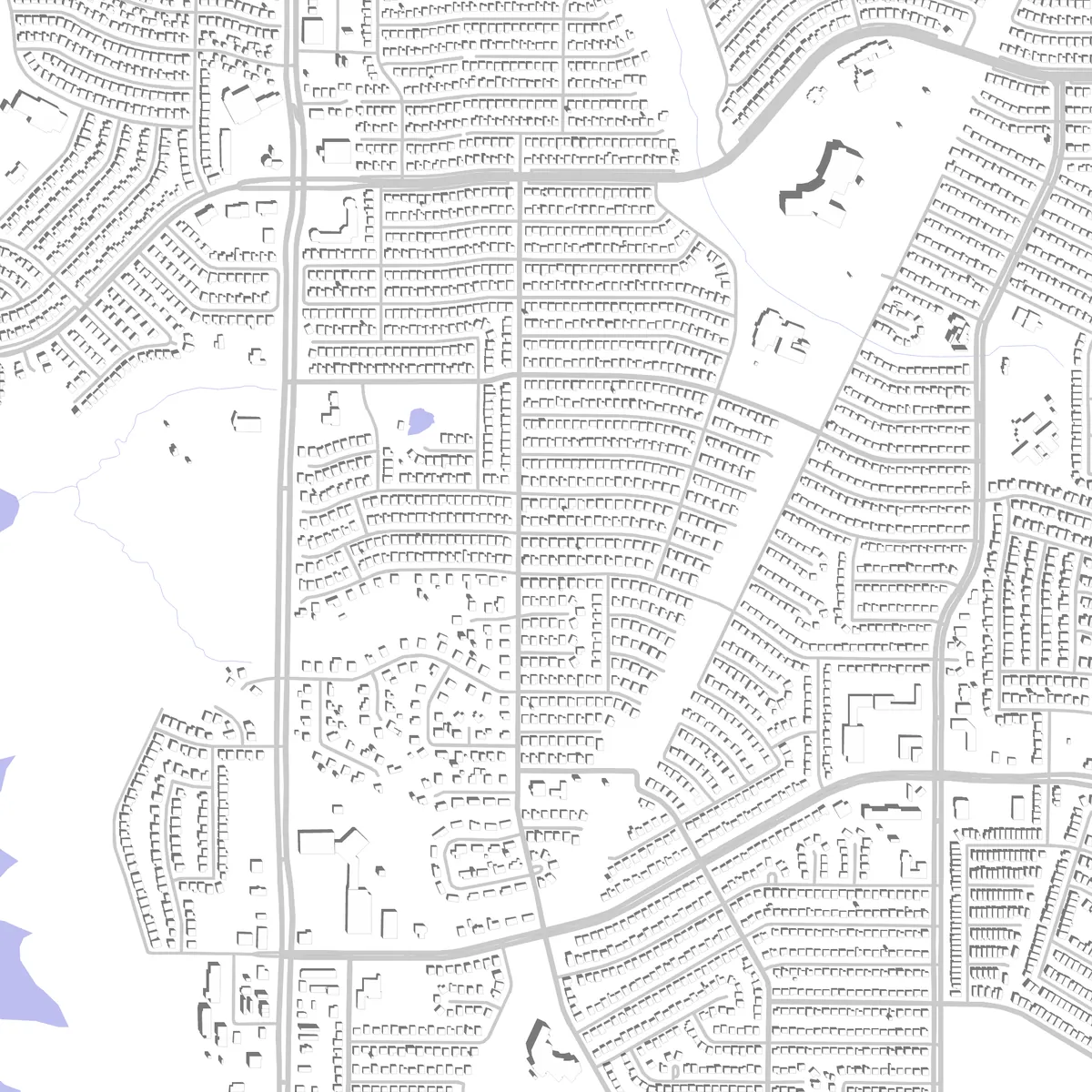 The Colony site plan (2.5 km)