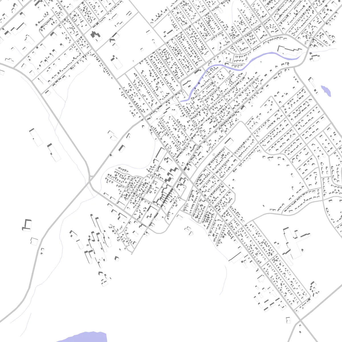 Thetford Mines site plan (2.5 km)