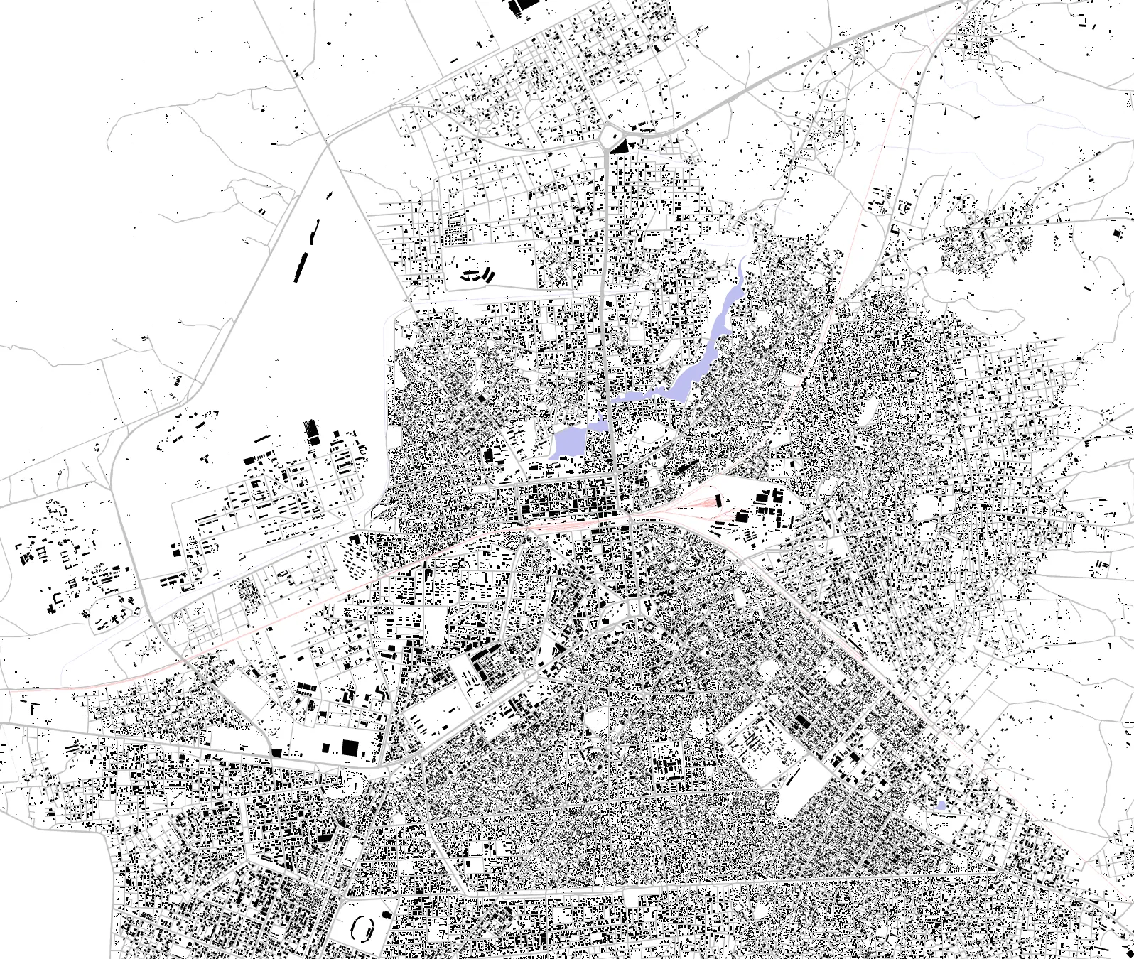 Thiès figure ground plan