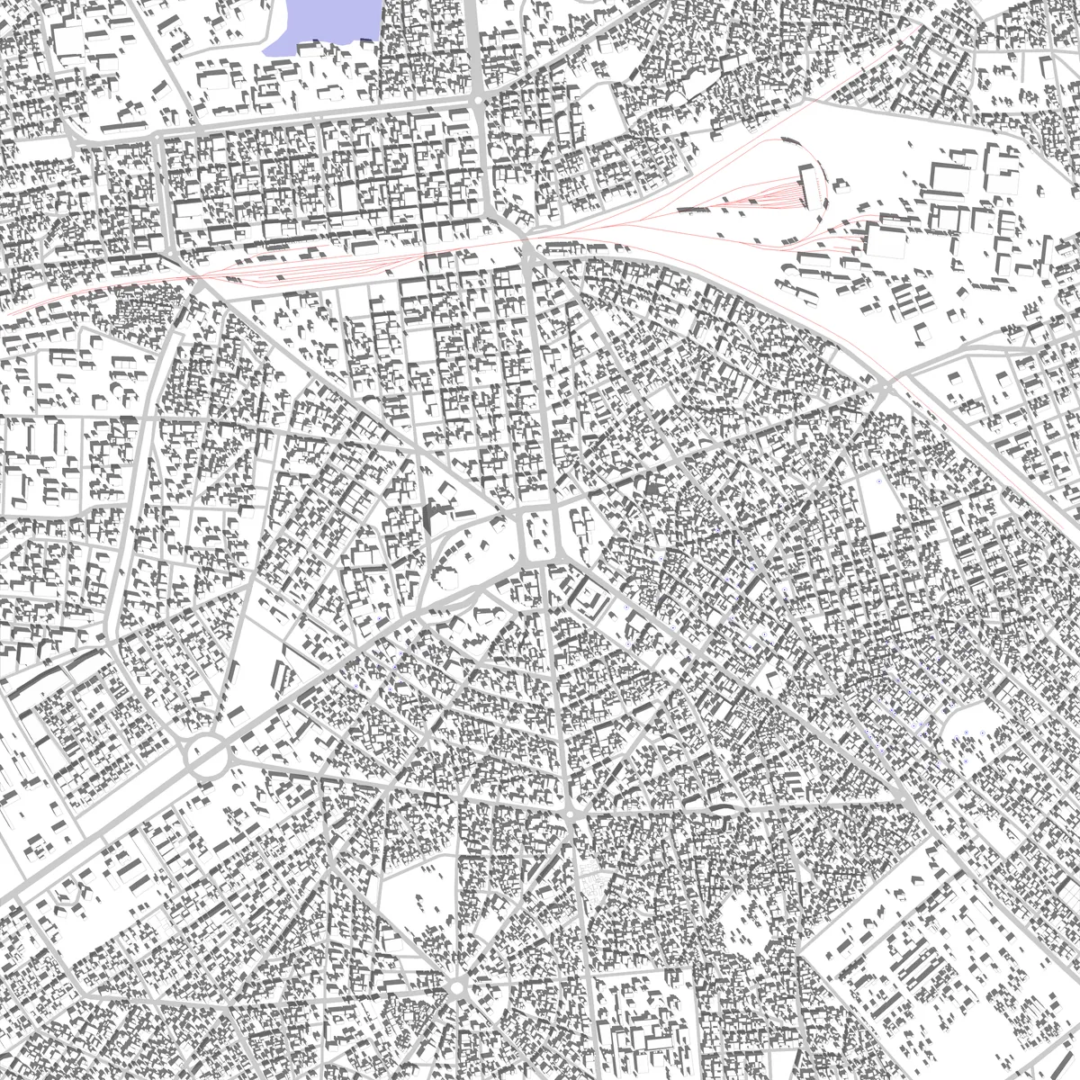 Thiès site plan (2.5 km)