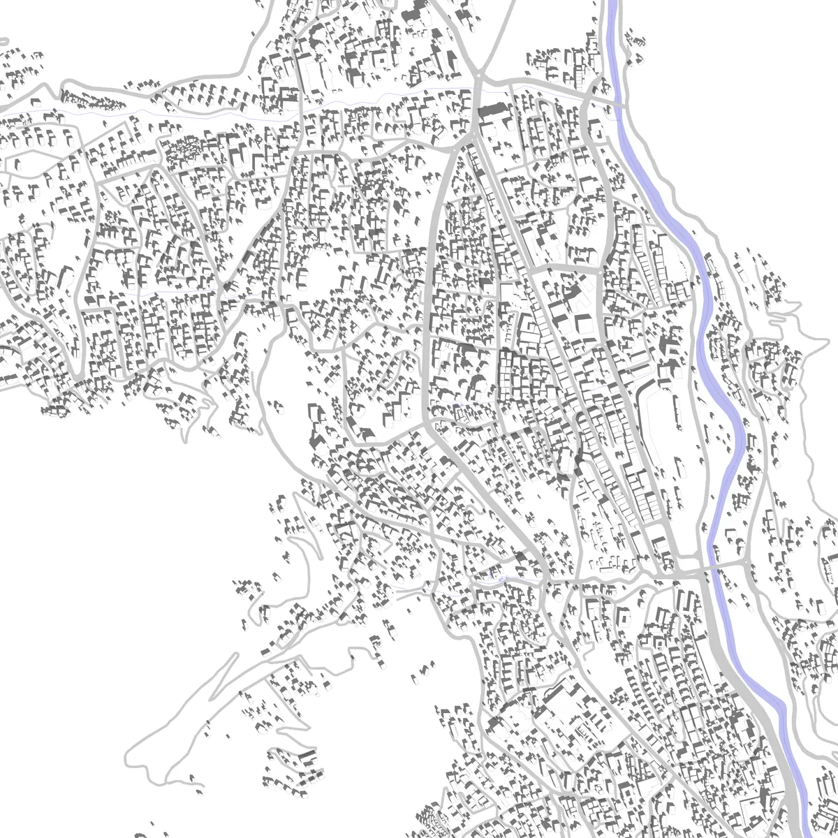 Thimphu site plan (2.5 km)