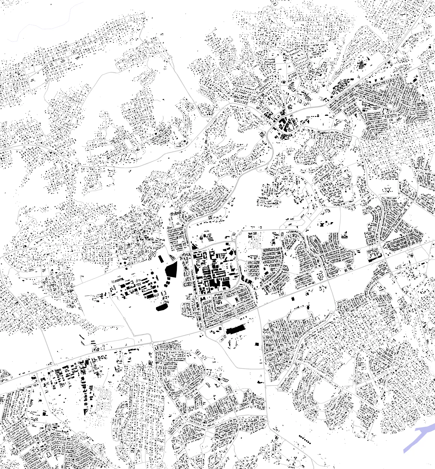 Thohoyandou figure ground plan