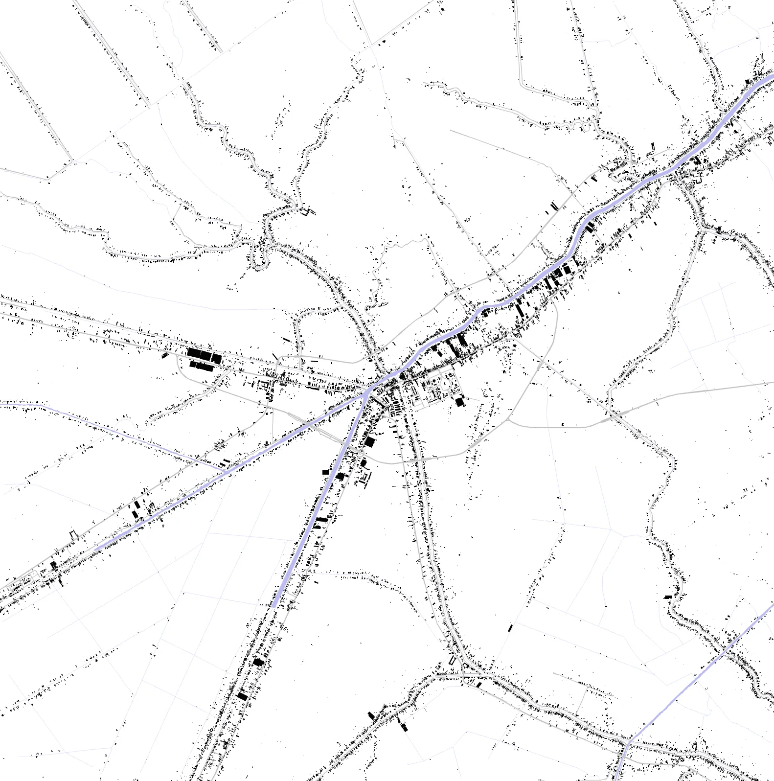 Thới Lai figure ground plan