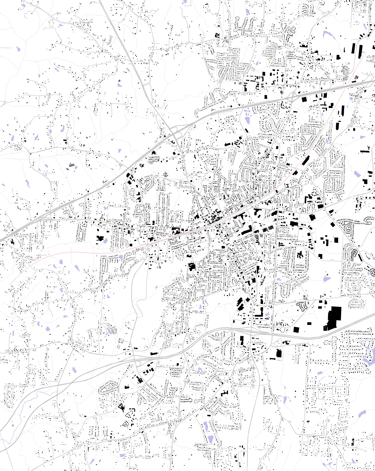 Thomasville figure ground plan