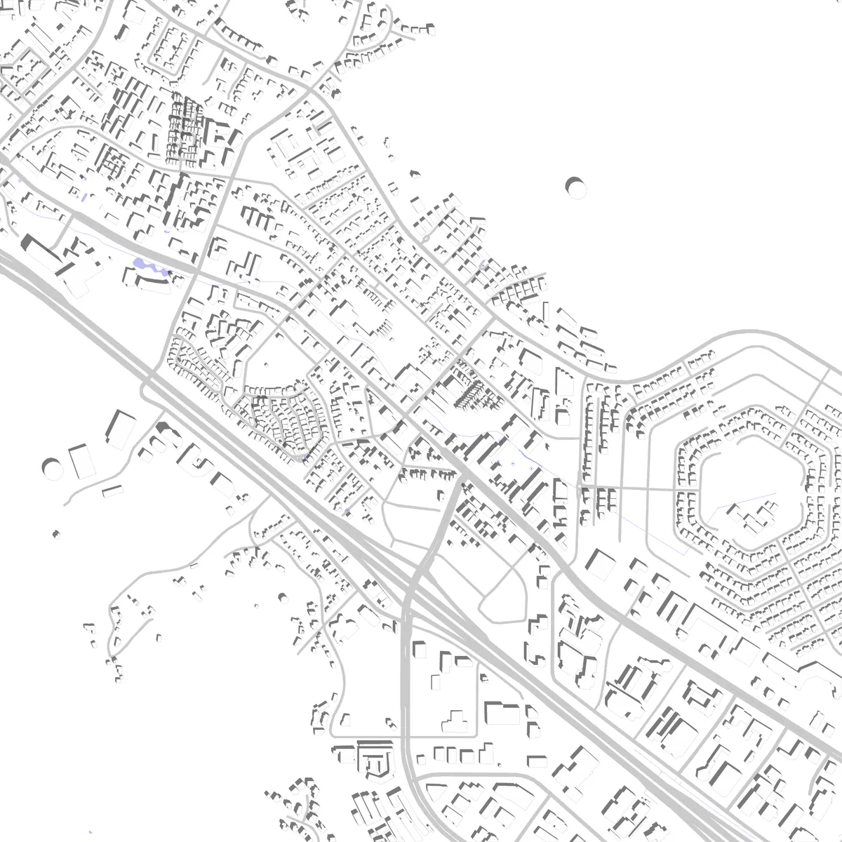 Thousand Oaks site plan (2.5 km)