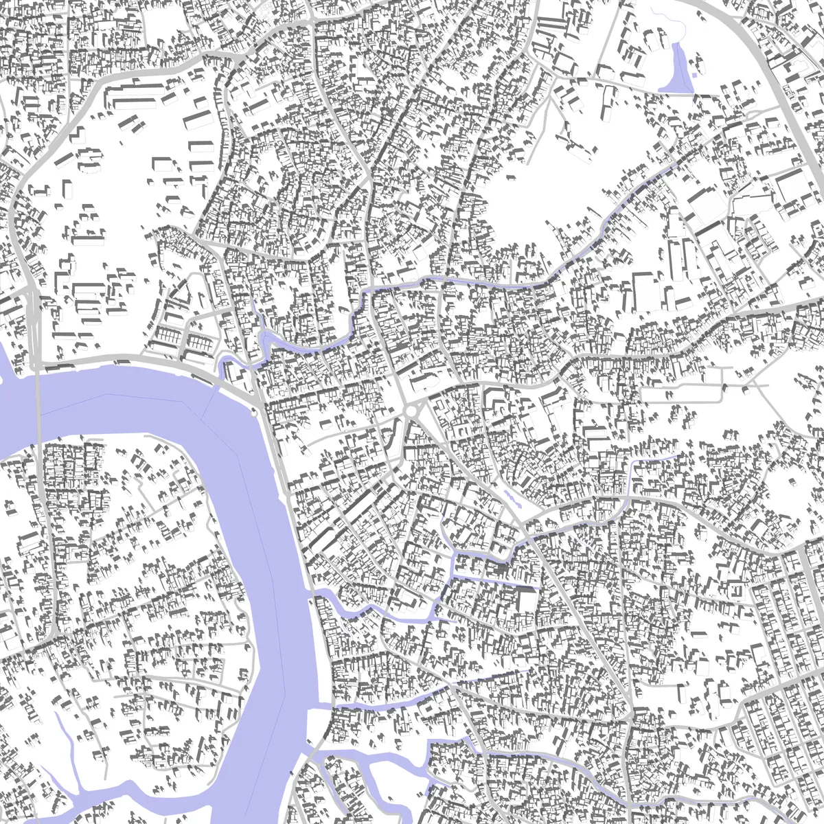 Thủ Dầu Một site plan (2.5 km)
