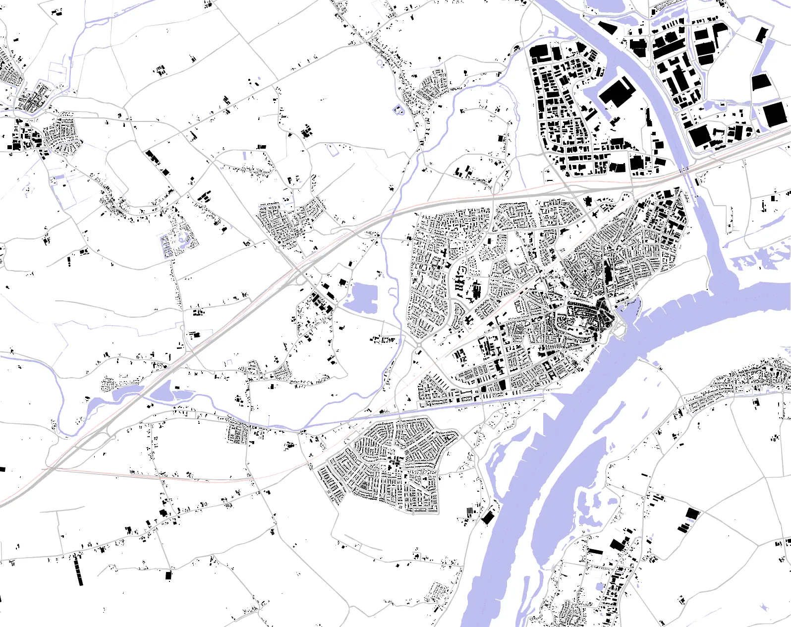 Tiel figure ground plan