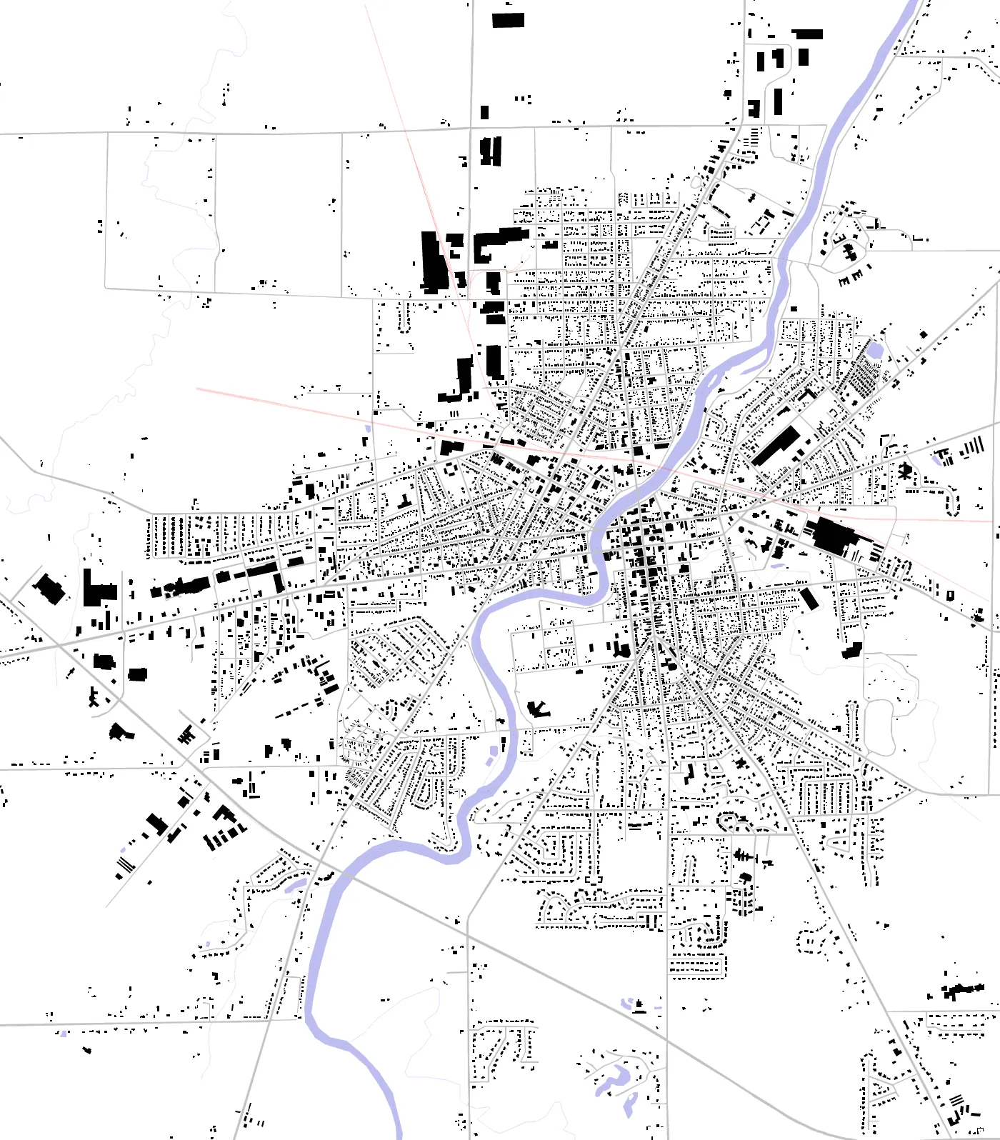 Tiffin figure ground plan