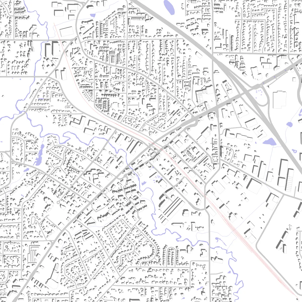 Tigard site plan (2.5 km)