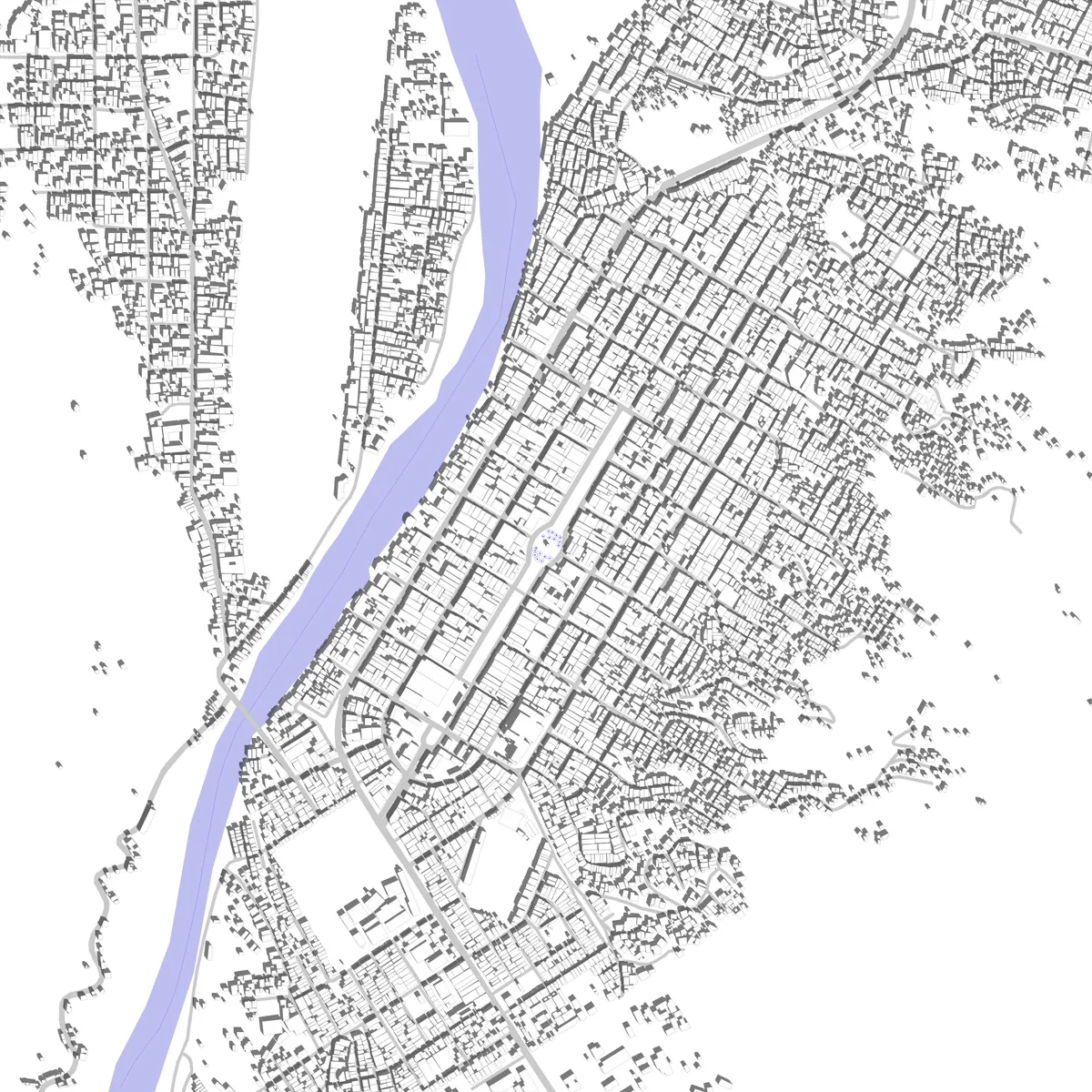 Tingo María plano de situación (2.5 km)