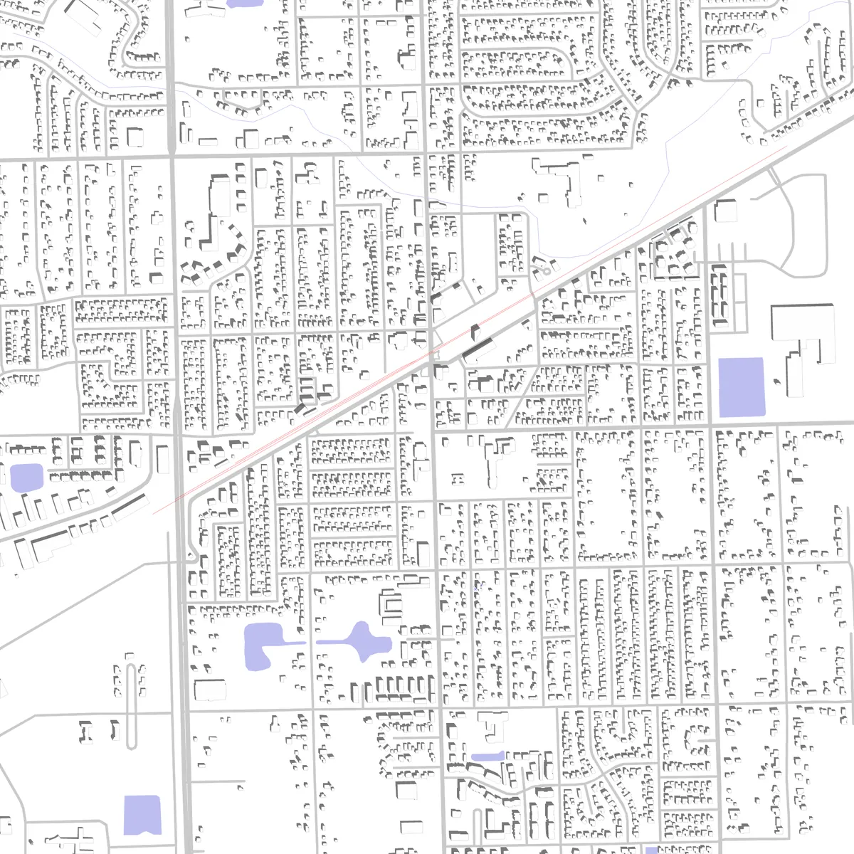 Tinley Park site plan (2.5 km)