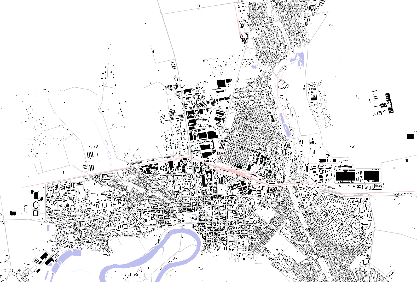Tiraspol figure ground plan