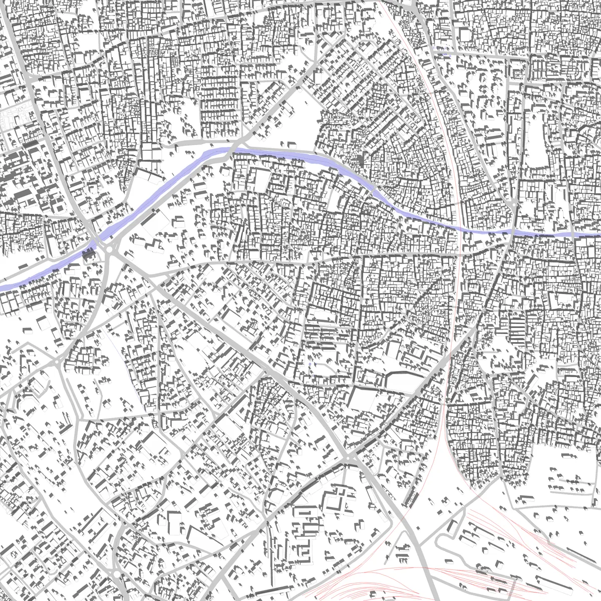 Tiruchirappalli site plan (2.5 km)