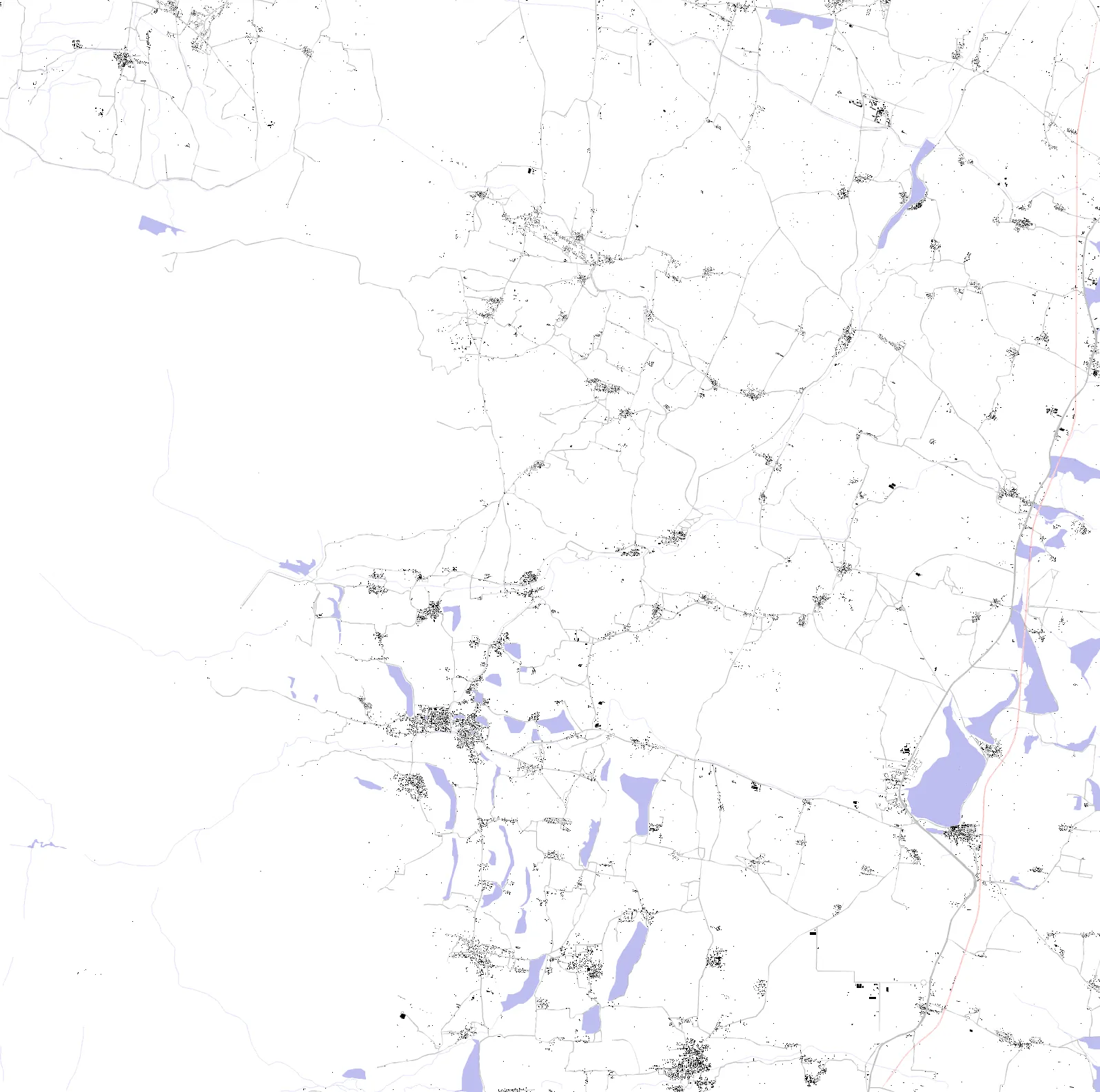 Tirunelveli figure ground plan