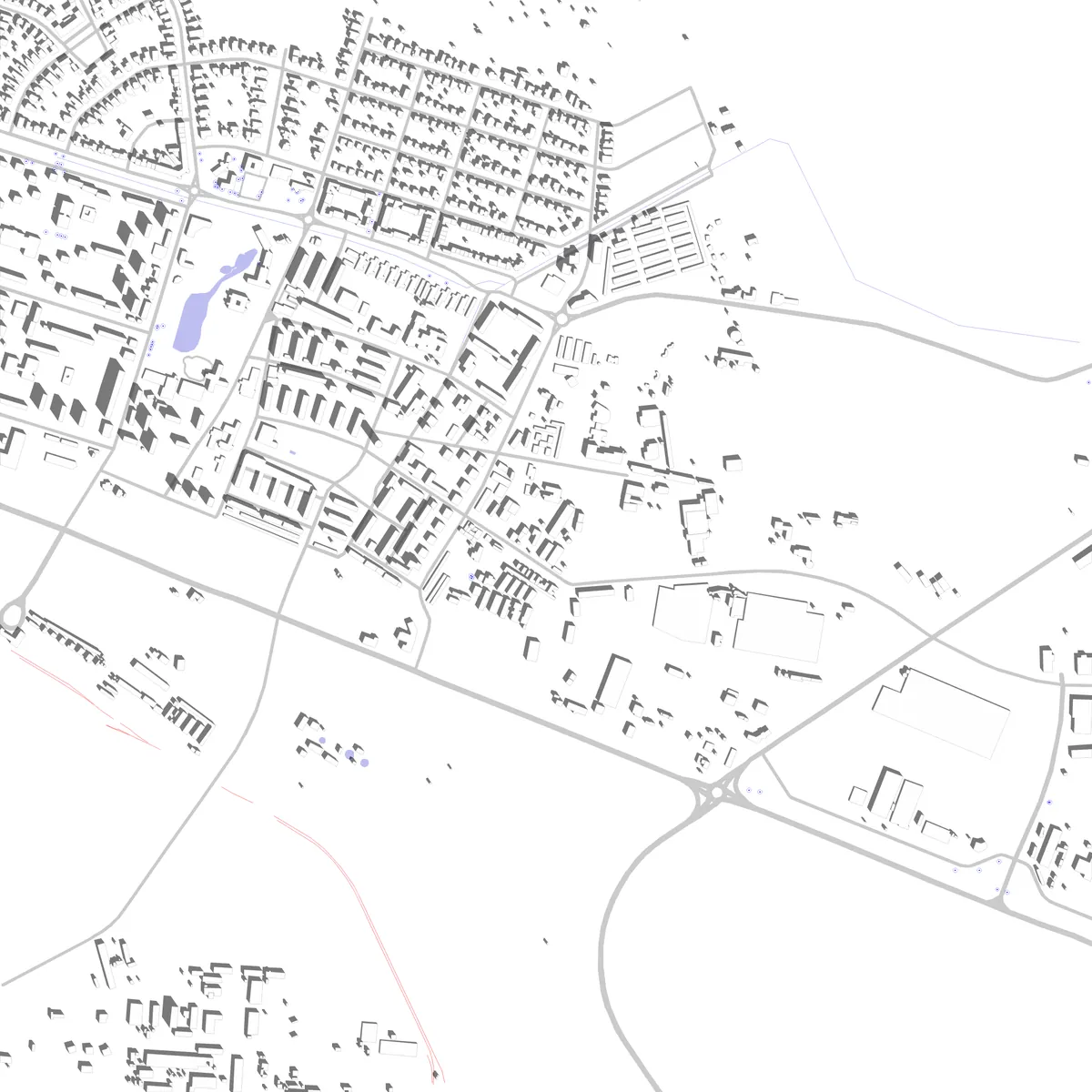 Tiszaújváros site plan (2.5 km)