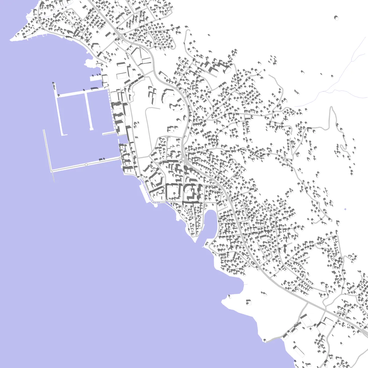 Tivat site plan (2.5 km)