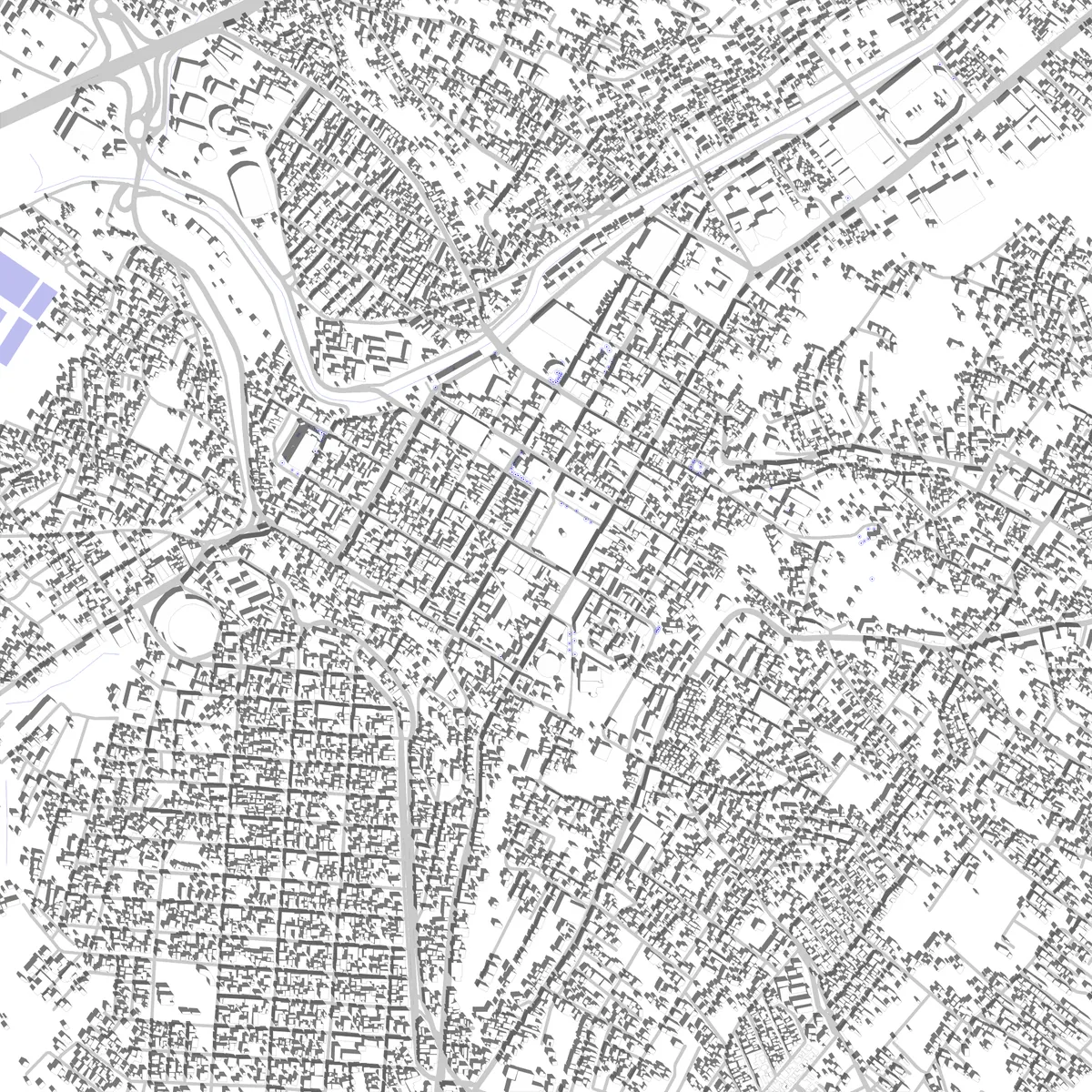 Tlaxcala City site plan (2.5 km)