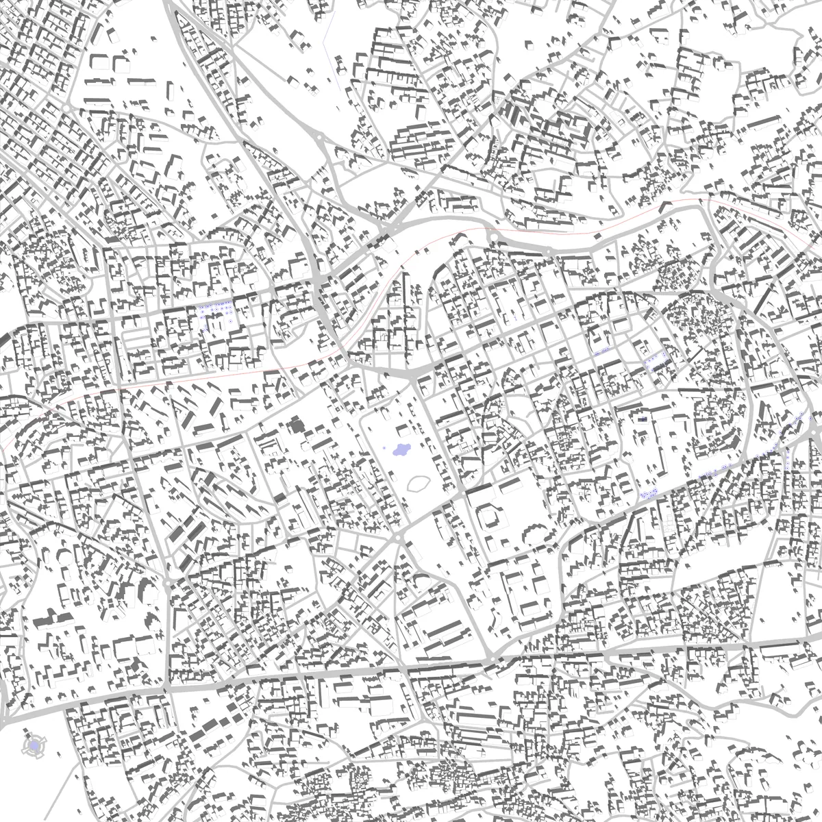 Tlemcen site plan (2.5 km)
