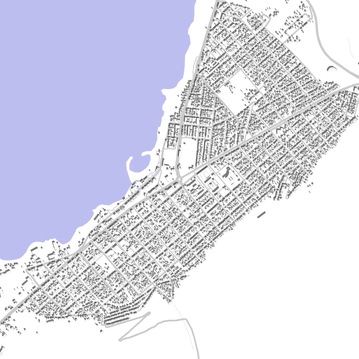 Tocopilla plano de situación (2.5 km)