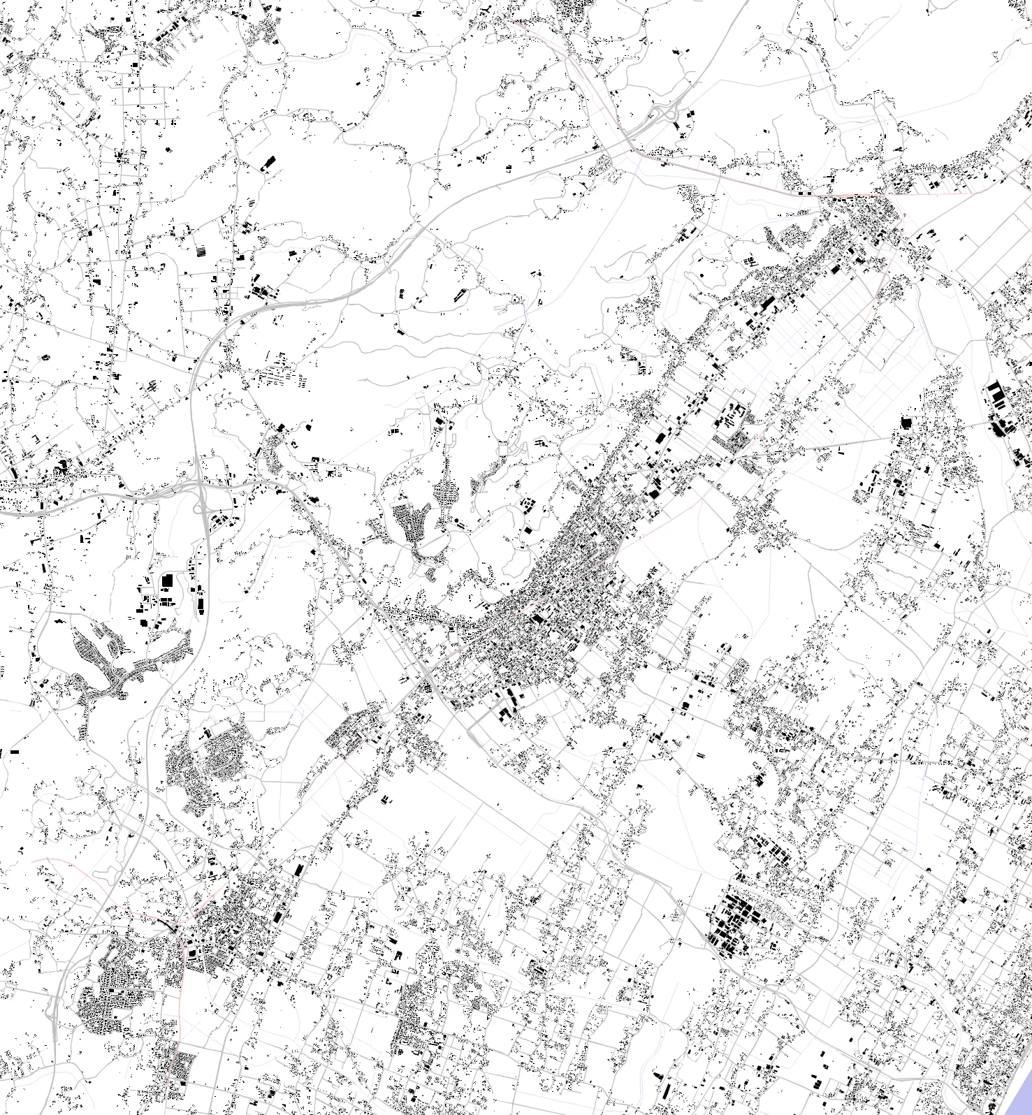 Togane figure ground plan