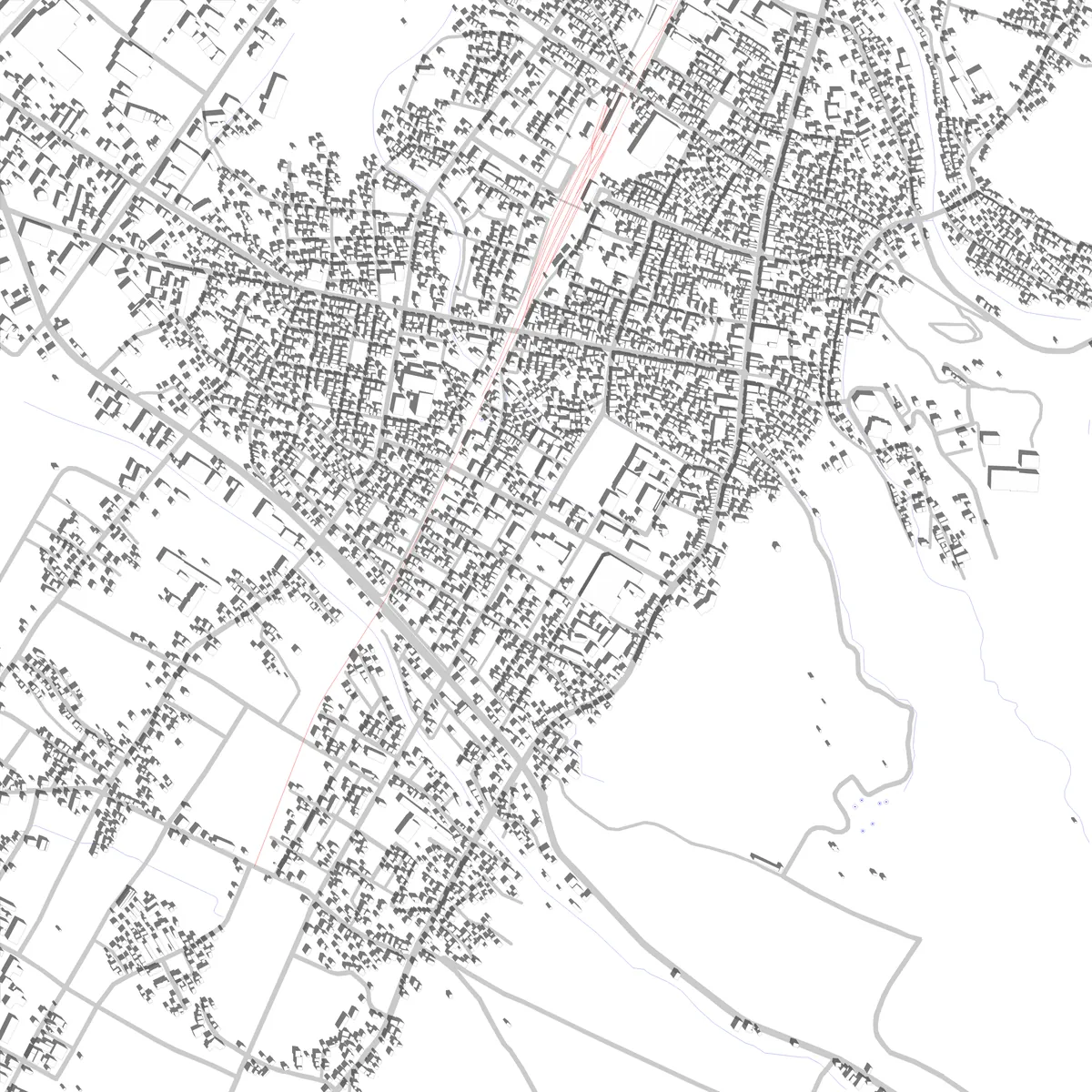 十日町 敷地図 (2.5 km)