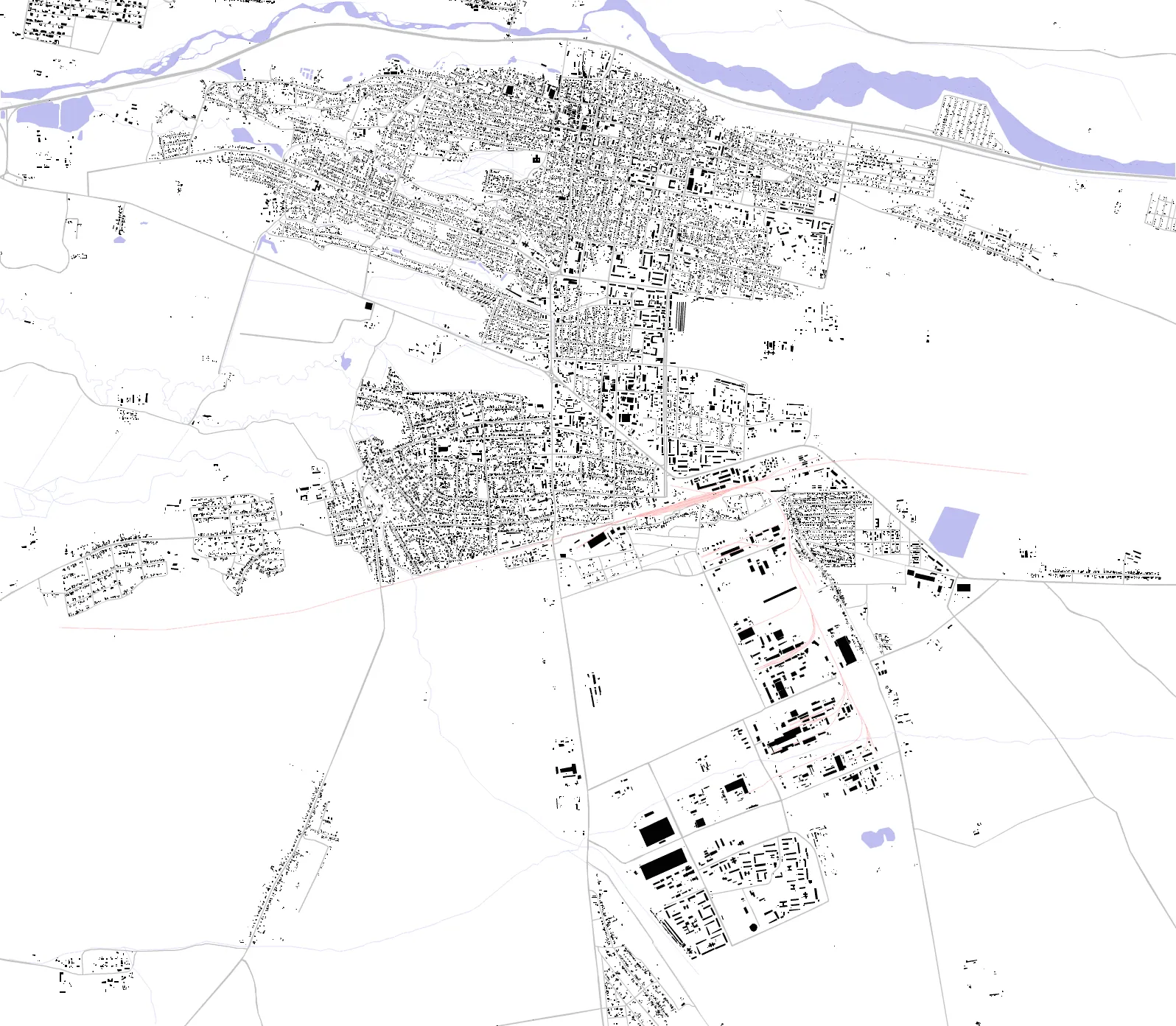 Tokmok figure ground plan