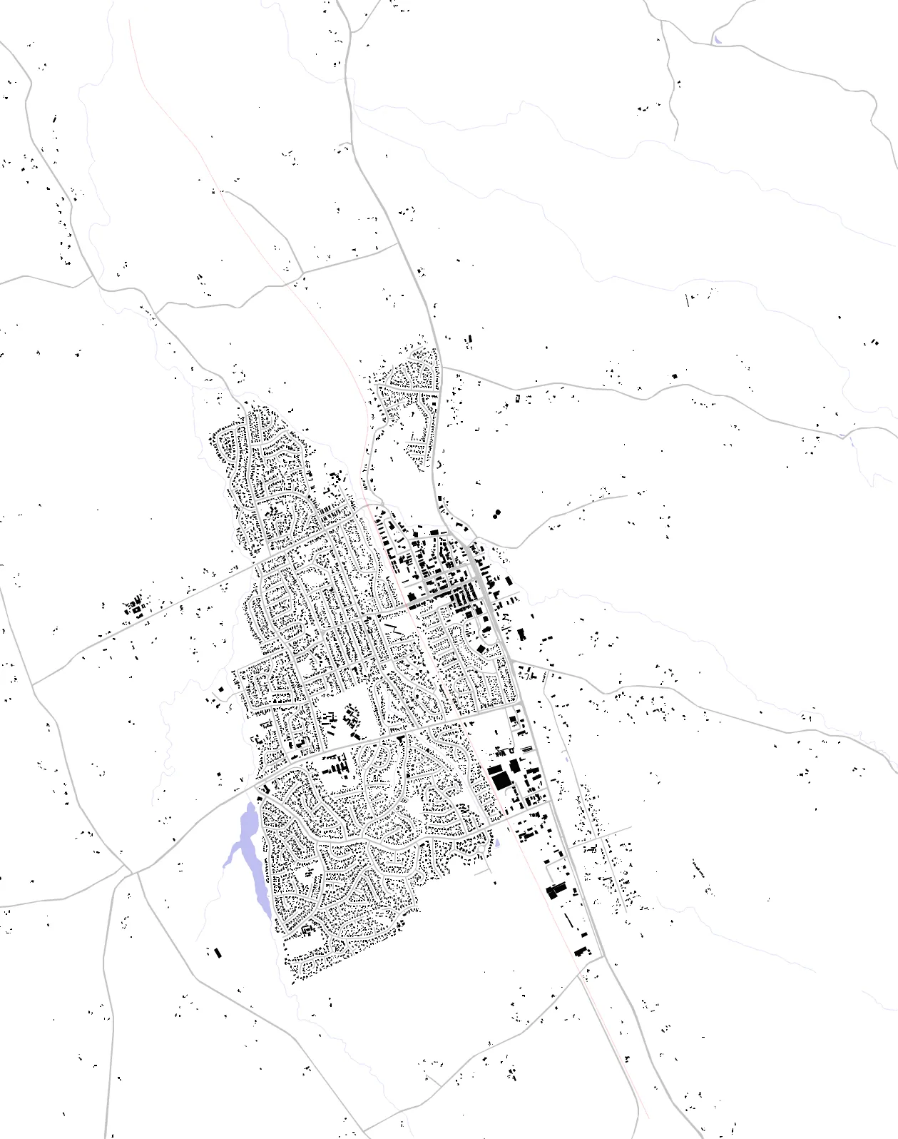 Tokoroa figure ground plan