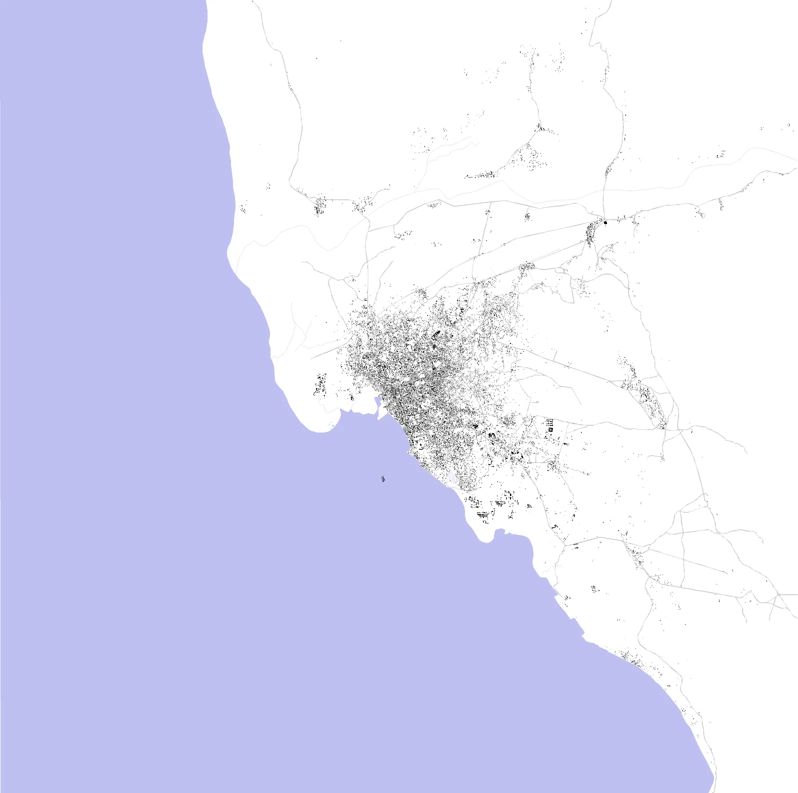 Toliara figure ground plan