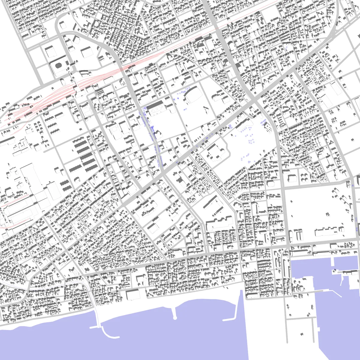 苫小牧 敷地図 (2.5 km)