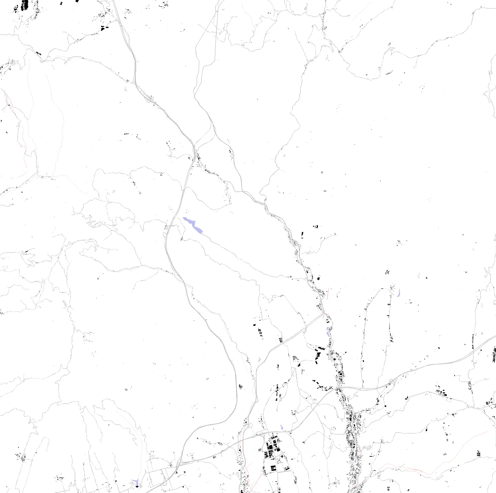 Tongchuan figure ground plan