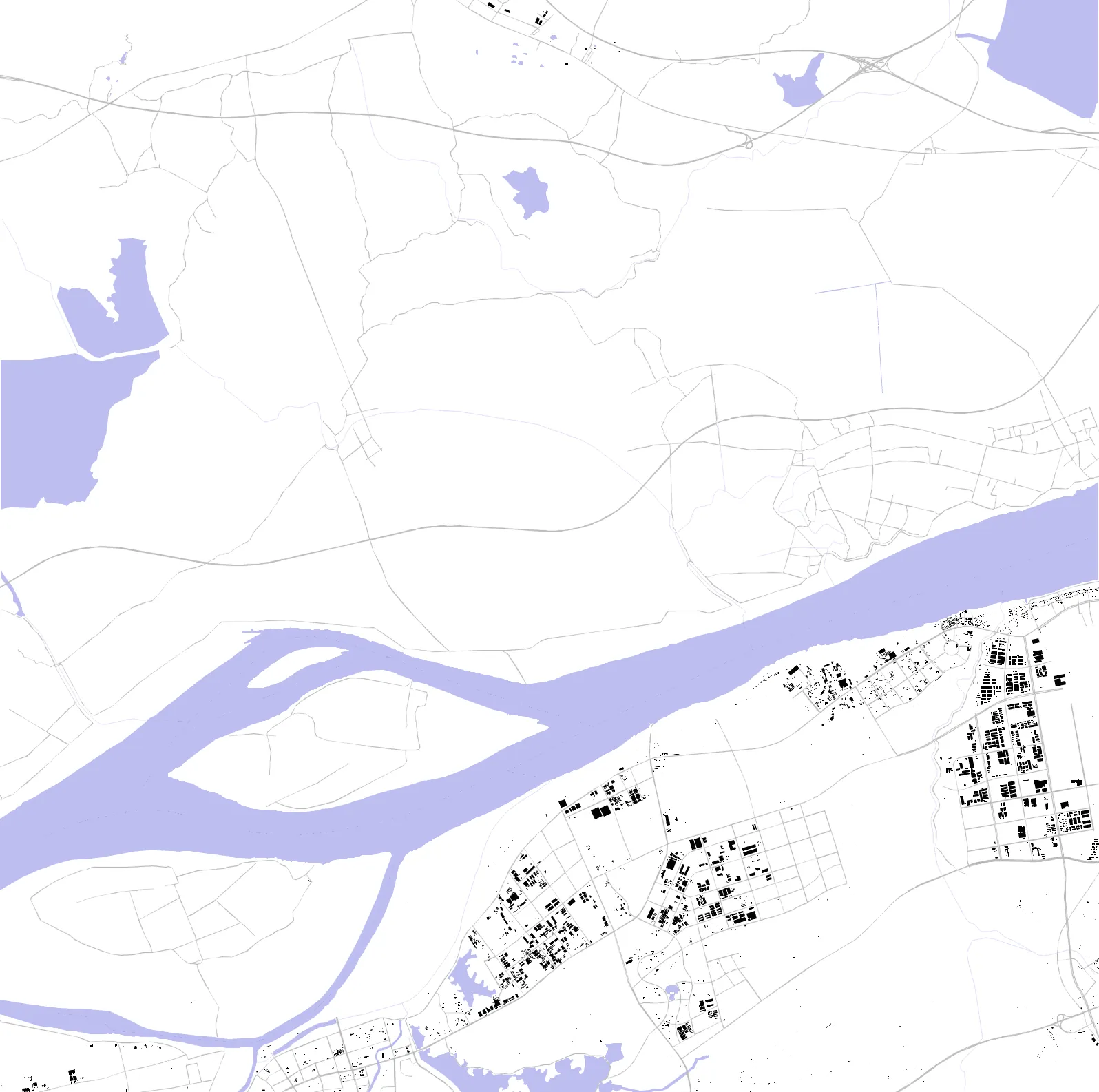 Tongling figure ground plan