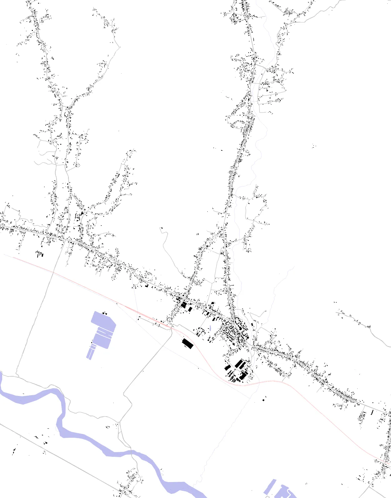 Topoloveni figure ground plan