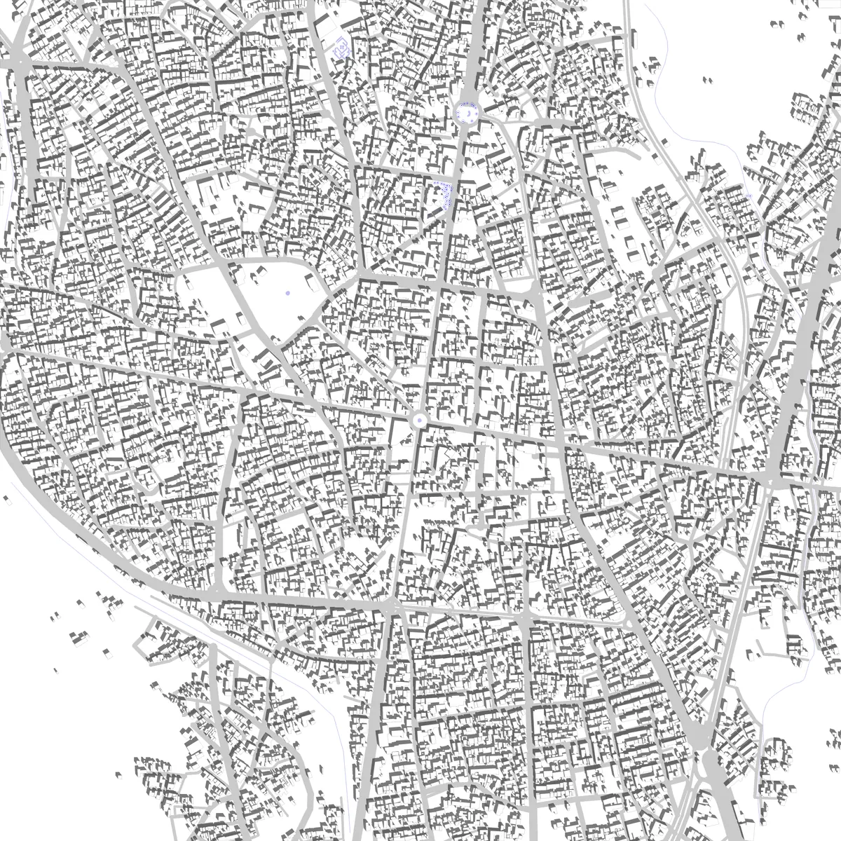 Torbat-e Heydarieh site plan (2.5 km)