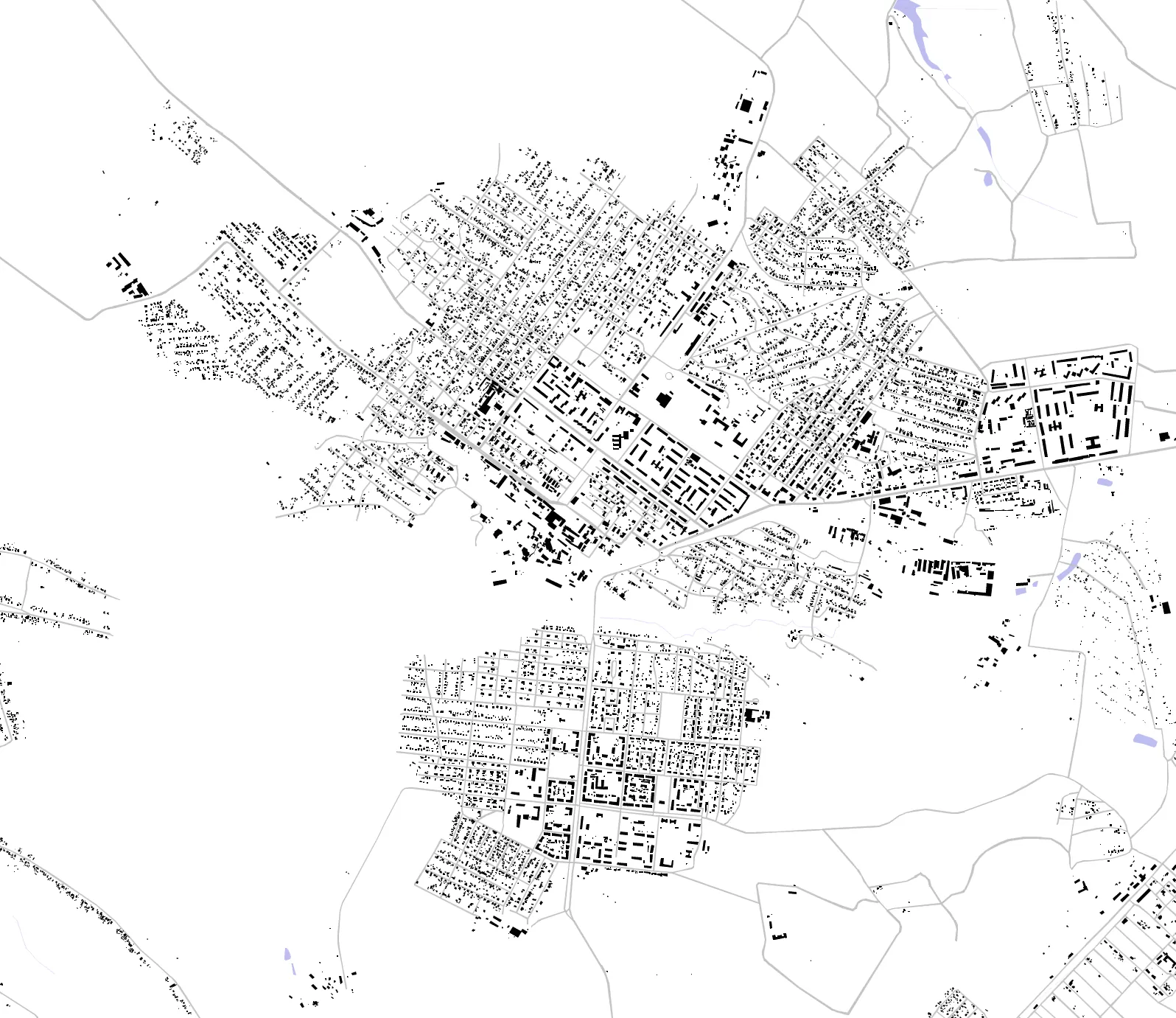 Торецьк figure ground plan