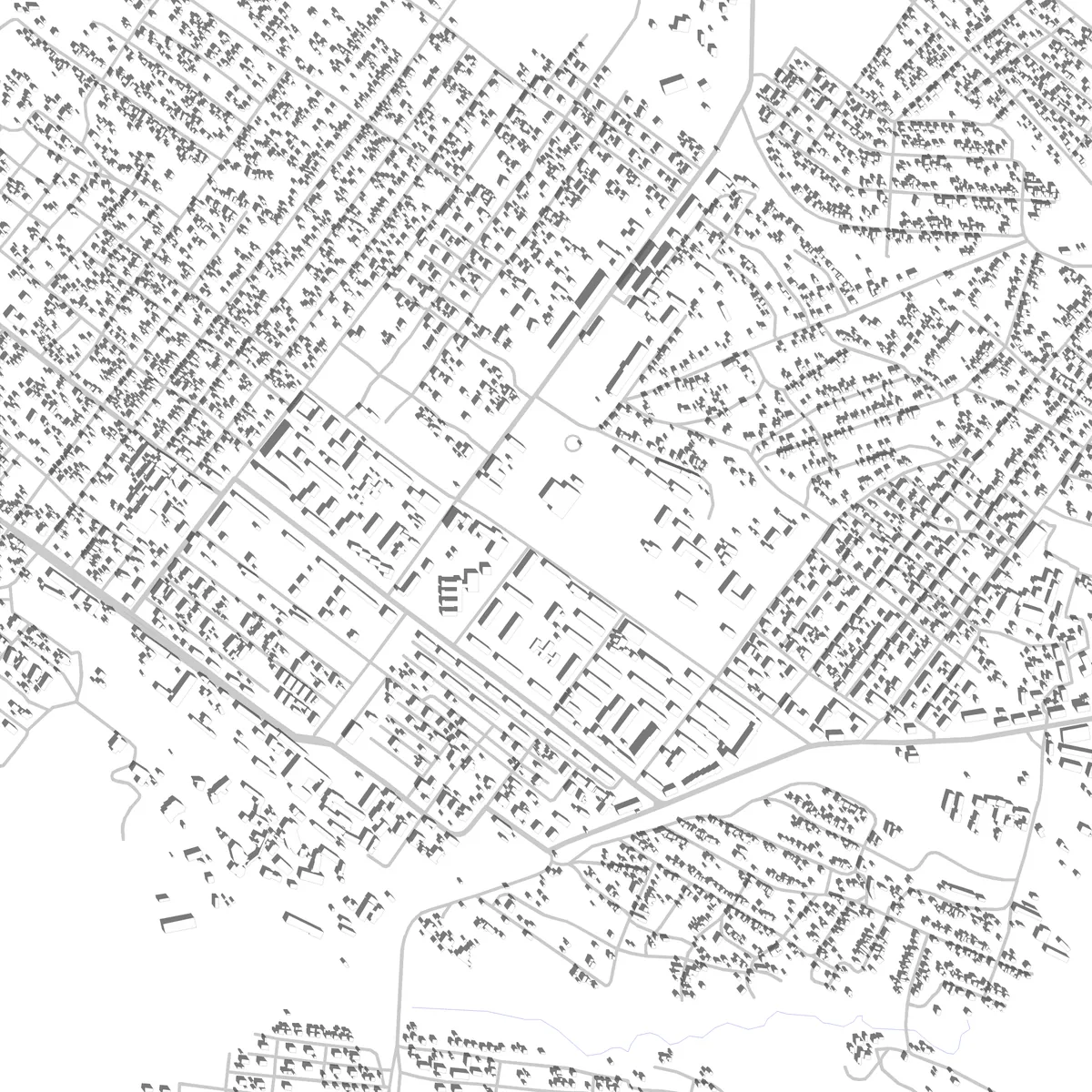 Торецьк site plan (2.5 km)