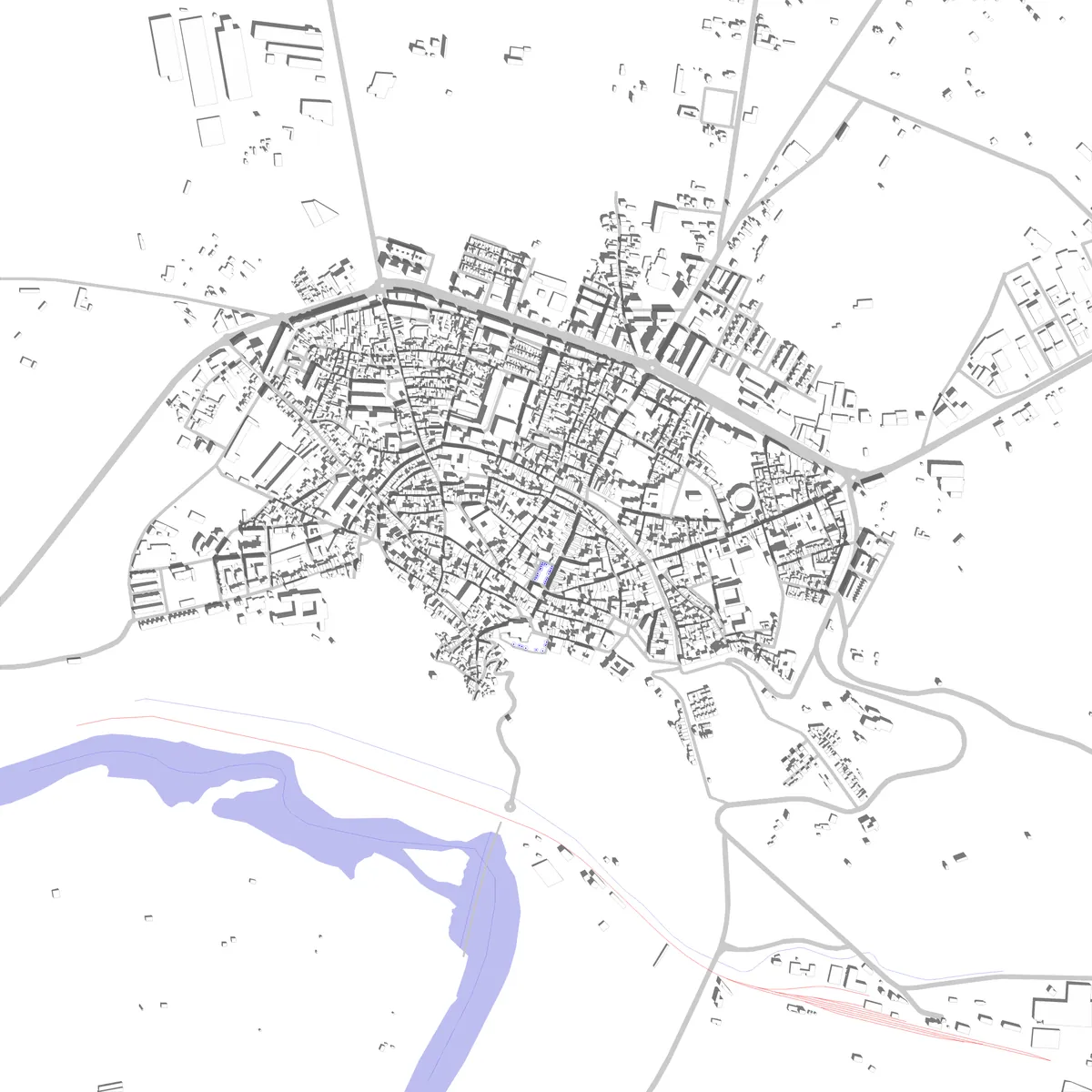 Toro plano de situación (2.5 km)