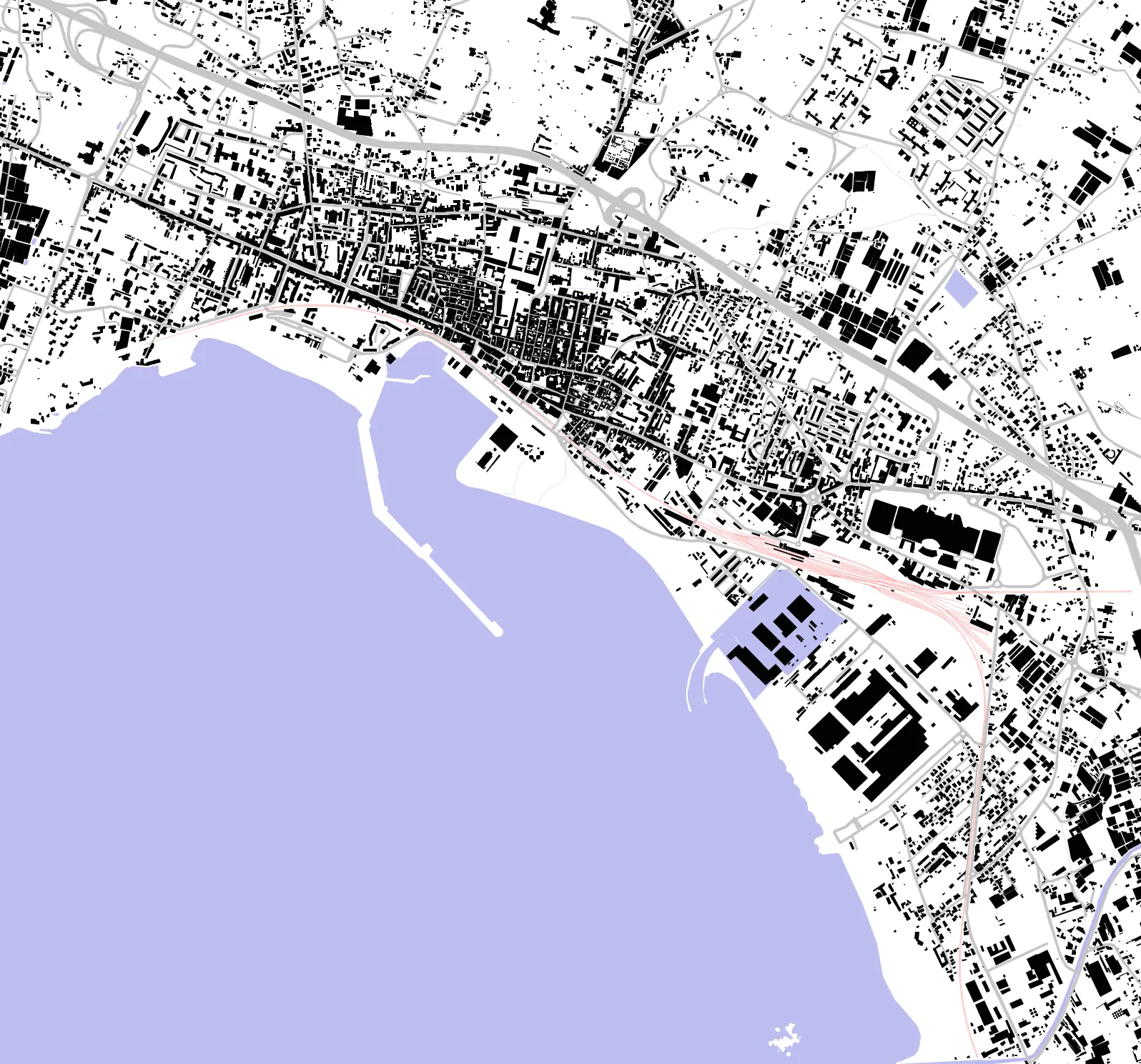 Torre Annunziata figure ground plan