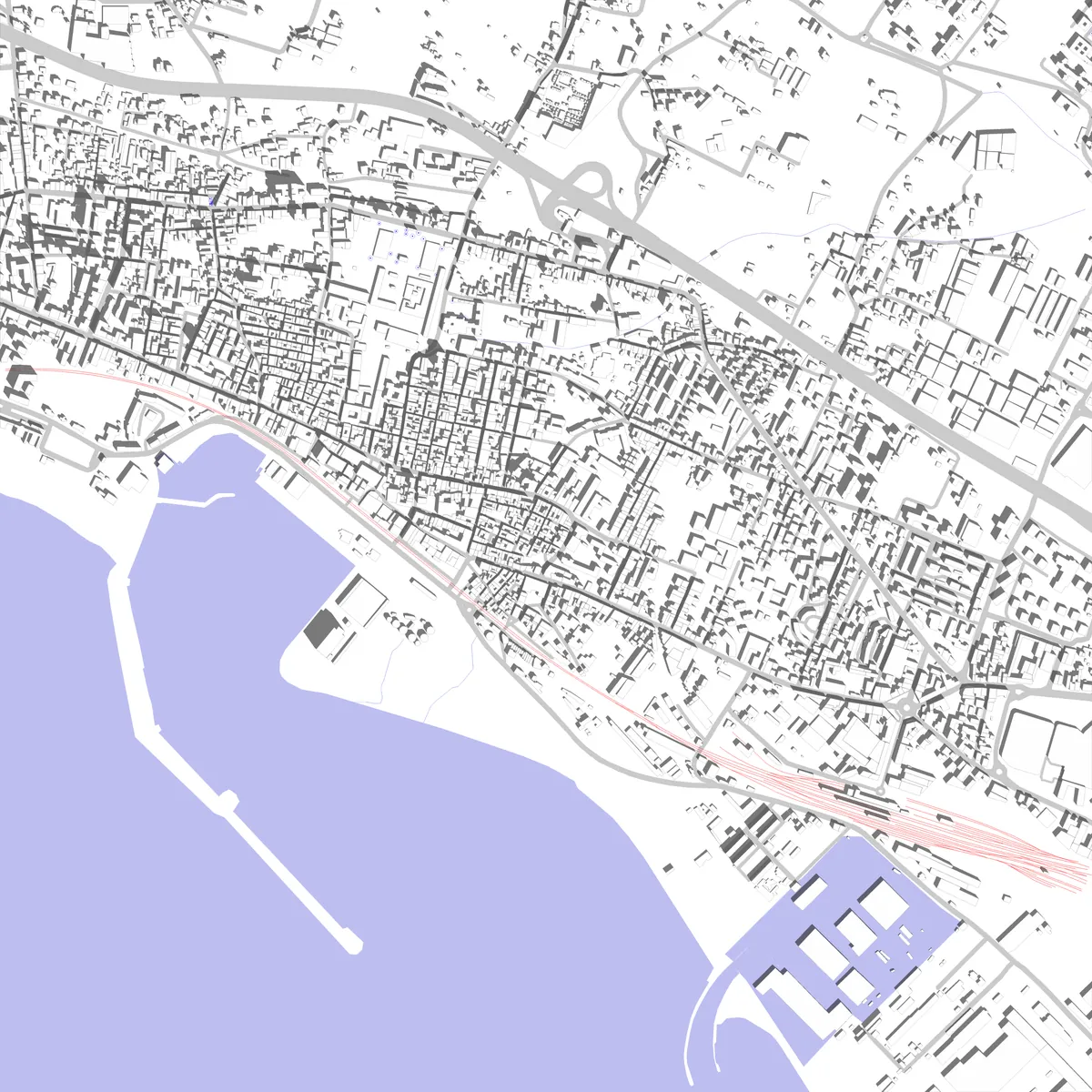 Torre Annunziata site plan (2.5 km)