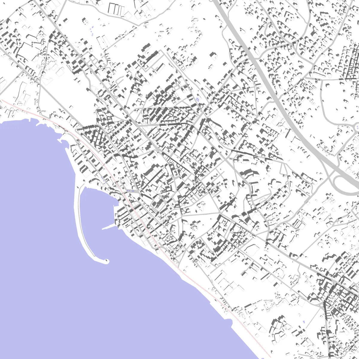 Torre del Greco site plan (2.5 km)
