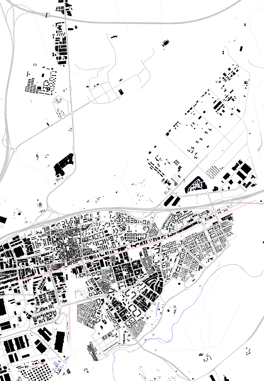 Torrejón de Ardoz figure ground plan