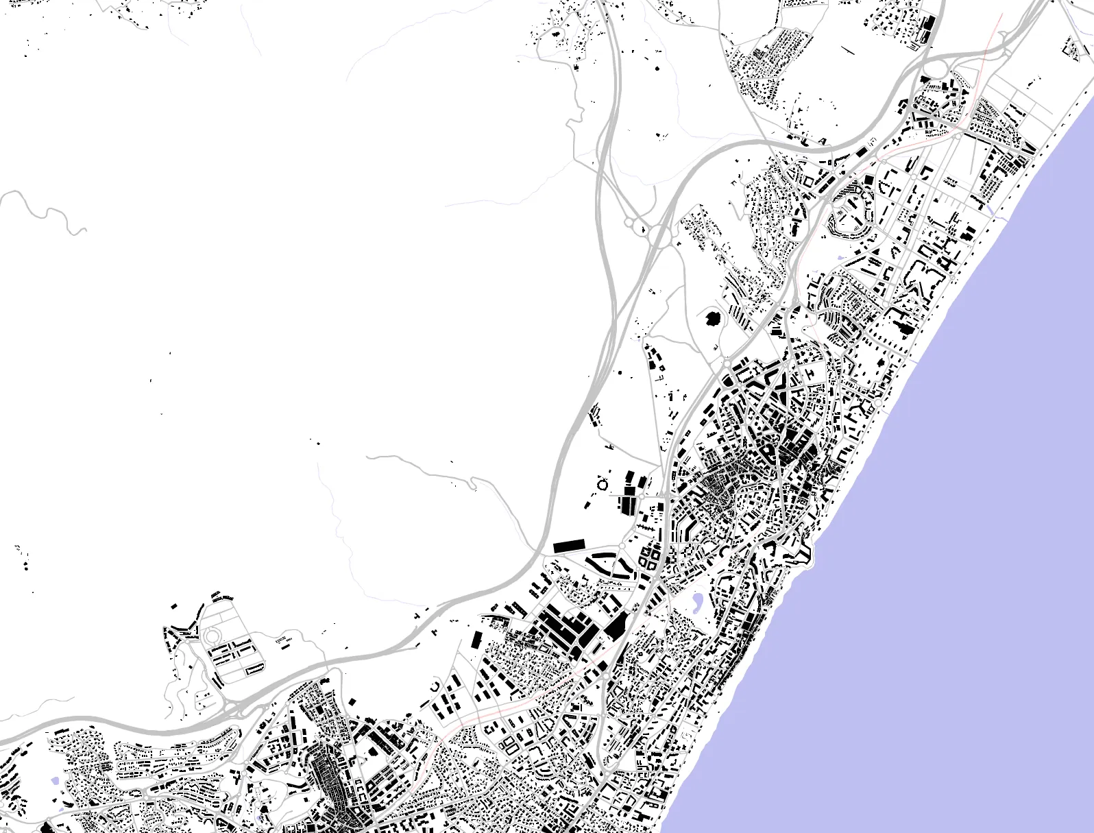 Torremolinos figure ground plan