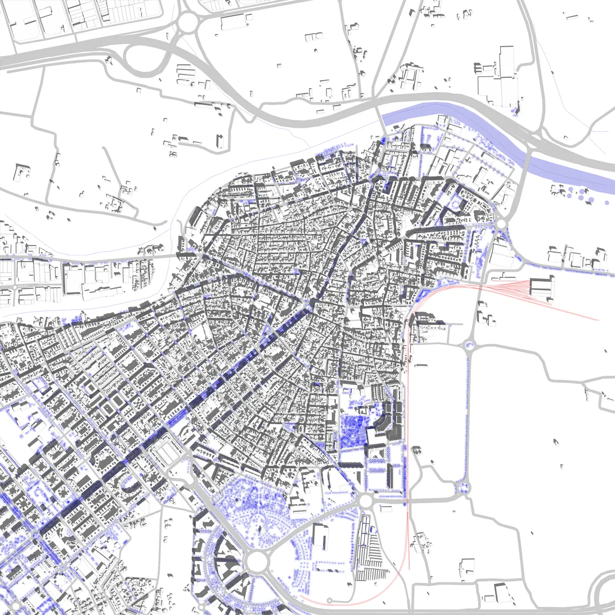Torrent site plan (2.5 km)