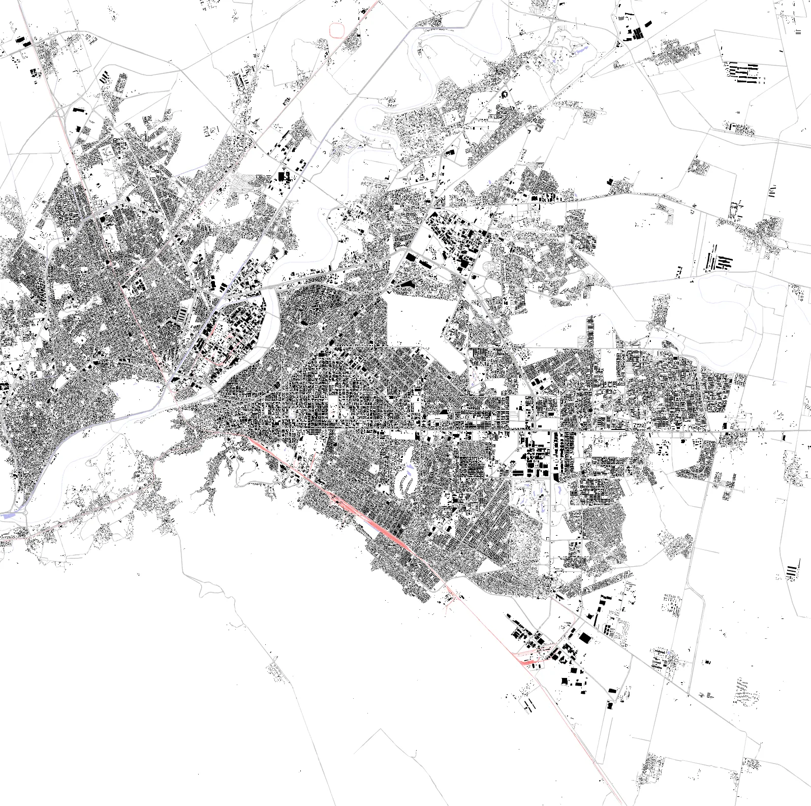 Torreón plano de masas