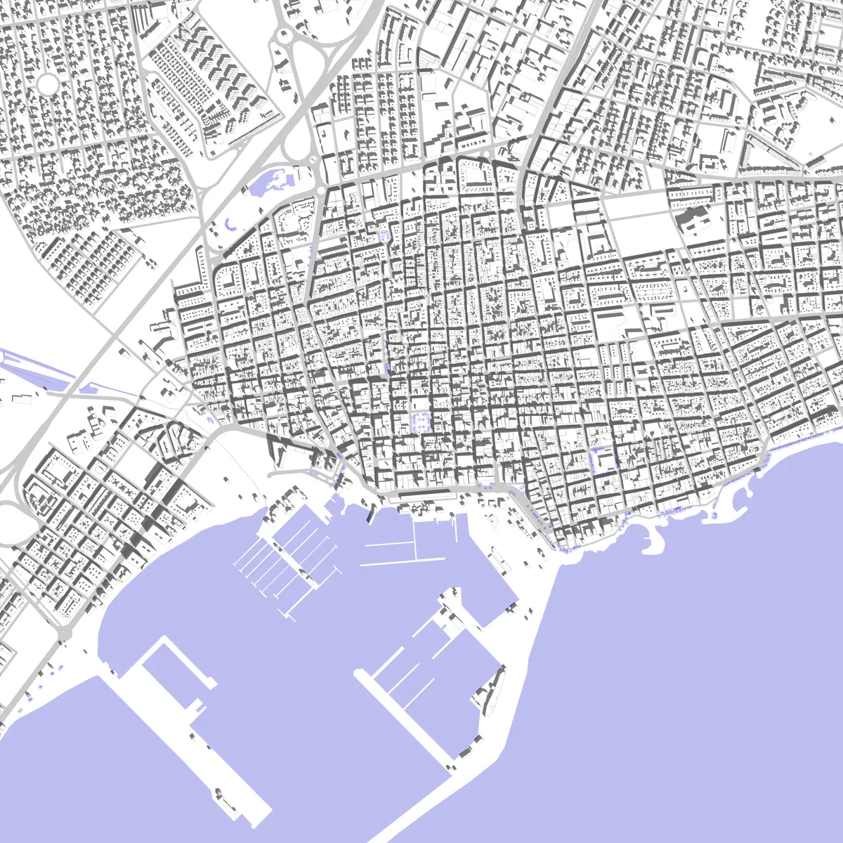 Torrevieja site plan (2.5 km)