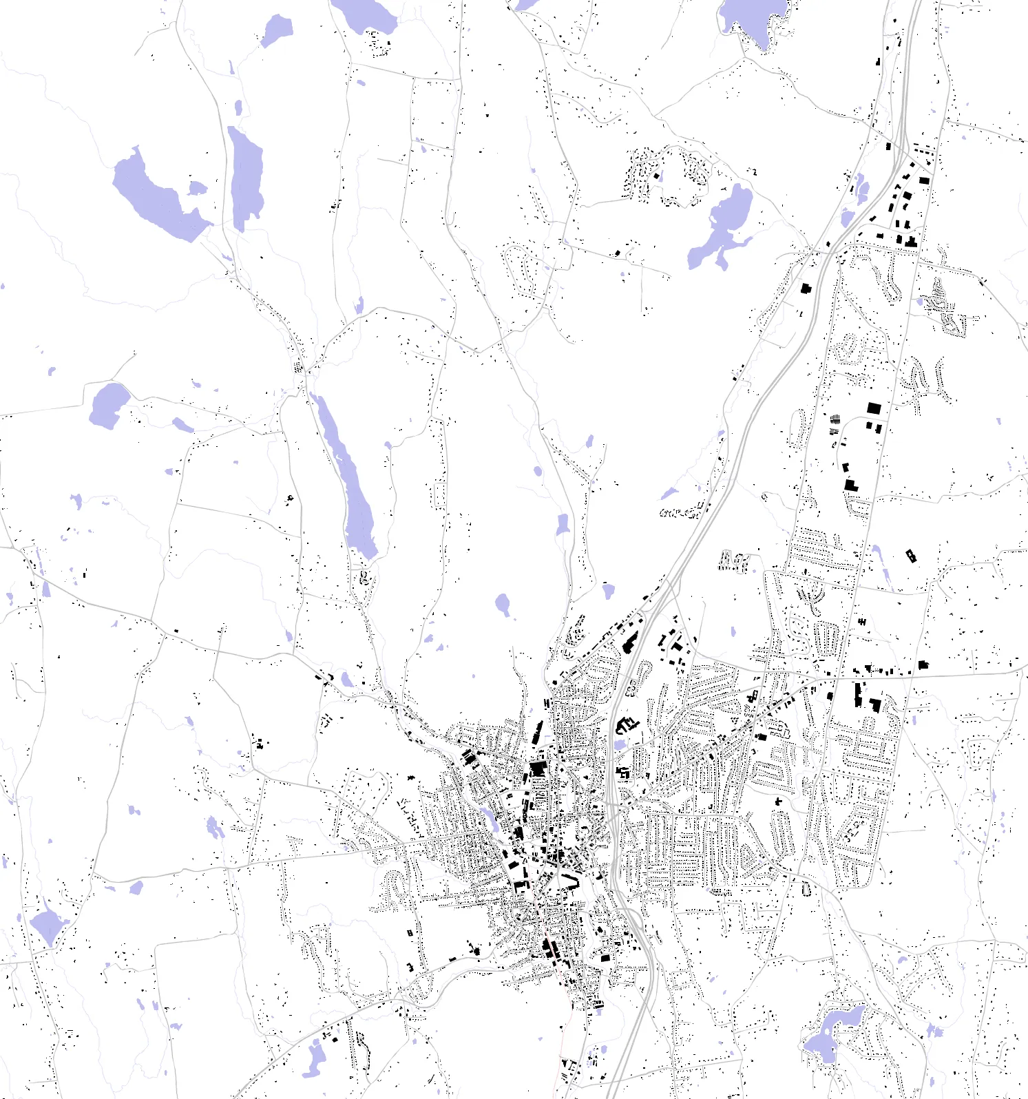 Torrington figure ground plan