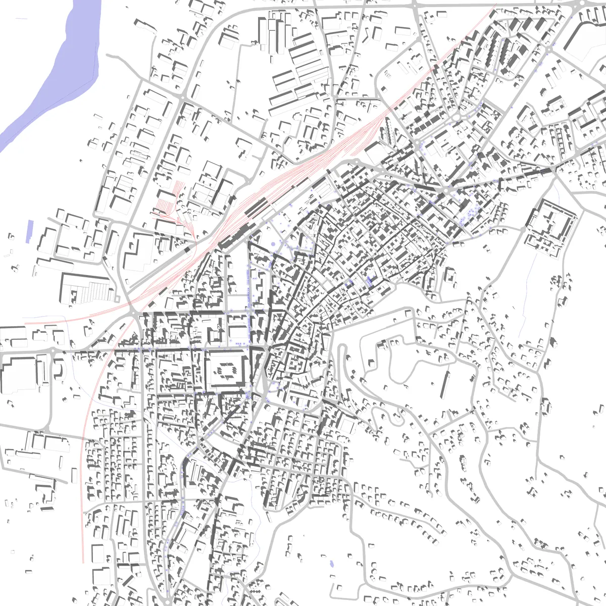 Tortona site plan (2.5 km)