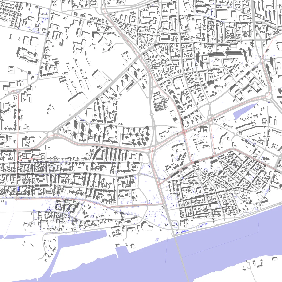 Toruń plan zagospodarowania (2,5 km)