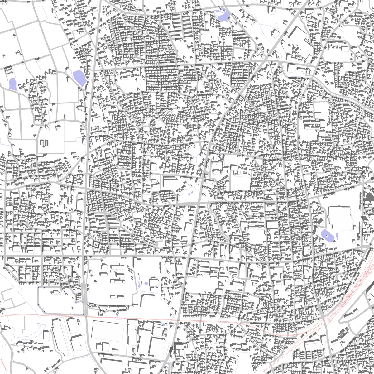 Tosu site plan (2.5 km)