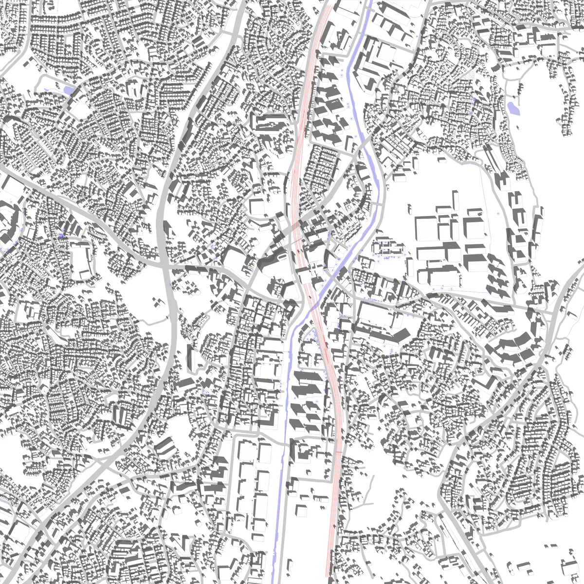 戸塚区 敷地図 (2.5 km)